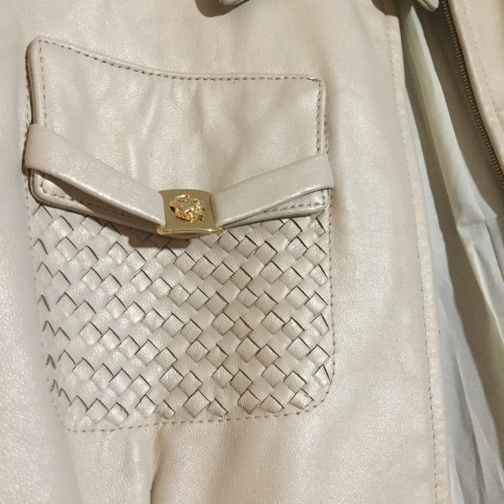 St. John Sport Leather Jacket - Picture 2 of 6